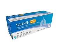 Salineb 7% Sterile Hypertonic Saline Solution 7% Sodium Chloride NaCl Vials for Inhalation 60 x 4ml Single-Dose Vials
