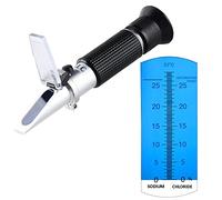 Salinity Refractometer 0~28% Refractometer for Measuring Sodium Chloride Content in Brine Soup Pickles Curing Food, NaCl Refractometer for Making Pickles Fermented Foods in Home or Industry