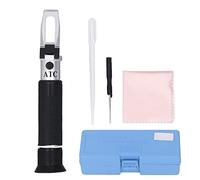 Salinity Refractometer Saltwater Refractometer Salinity Tester Portable ATC Dual Scale 0-100 PPT 1.000-1.070 for Aquarium Fish Farming Marine Monitoring Made of Aluminum ABS Rubber