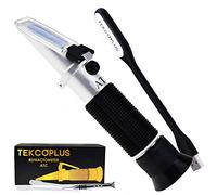 Salinity Refractometer w/ATC 0-28%, 0-280 ppt of NaCl, Measuring Sodium Chloride in Food, Salt, Seawater, soy sauce, Brine 0.2% division, made of ALUMINUM, with LED light and Pipettes