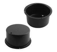 Salior 2PCS 6.5 Speaker Baffle,Durable 6.5 Speaker Pods for Sound Quality Upgrade & Protection,Professional 6.5 Speakers Enclosure Car Accessories for Car Audio Systems
