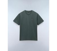Salis Cotton T-Shirt with Short Sleeves deep green