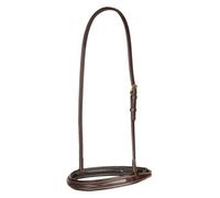 Salisbury Fairford Leather Horse Noseband Australian Nut (Full)