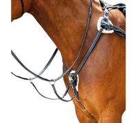 Salisbury Leather Horse Breastplate Black (X Full)