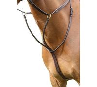 Salisbury Leather Horse Running Martingale Australian Nut (Full)