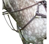 Salisbury Leather Stitch Horse Breastplate Australian Nut (Pony)