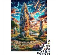 Salisbury Plain 1000 Piece Jigsaw Puzzle with Whimsical Design - A Charming Challenge for Adults And Kids Age 14 Years Up52x38cm/1000pcs