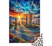 Salisbury Plain 1000 Piece Jigsaw Puzzle with Whimsical Design - A Charming Challenge for Adults And Kids Age 14 Years Up70x50cm/1000pcs