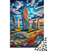 Salisbury Plain 1000 Piece Jigsaw Puzzle with Whimsical Design - A Charming Challenge for Adults And Kids Age 14 Years Up38x26cm/1000pcs