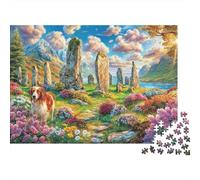 Salisbury Plain 1000 Pieces Jigsaw Puzzle for Adults. Difficult Puzzle, Game Challenge Toy, Home Decoration 38x26cm/1000pcs