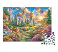 Salisbury Plain 1000 Pieces Jigsaw Puzzle for Adults. Difficult Puzzle, Game Challenge Toy, Home Decoration 52x38cm/1000pcs