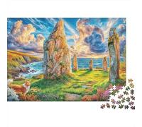 Salisbury Plain Puzzles 1000 Piece. Impossible Puzzles Challenge Toy for Adults& Kids Age 14 Years Up 52x38cm/1000pcs
