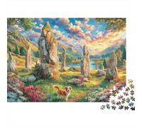 Salisbury Plain Puzzles 1000 Piece. Impossible Puzzles Challenge Toy for Adults& Kids Age 14 Years Up 38x26cm/1000pcs
