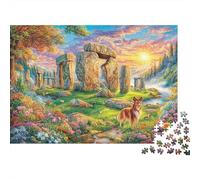 Salisbury Plain_ UK 1000 Piece Jigsaw Puzzle for Adults And Kids-Challenging Puzzle Game,Home Decoration & Family Fun 38x26cm/1000pcs