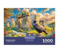 Salisbury Plain_ UK Jigsaw Puzzle for Adults& Kids,1000 Pieces Challenge Toy Home Decoration for Adults& Kids Age 14 Years Up 52x38cm/1000pcs