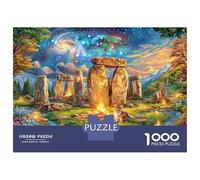 Salisbury Plain_ UK Puzzles 1000 Piece. Puzzle Impossible, Puzzle Family Activity Puzzles Game 70x50cm/1000pcs
