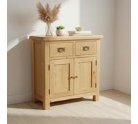 Salisbury Premium Compact Sideboard - 2 Door - Oak - 85cm