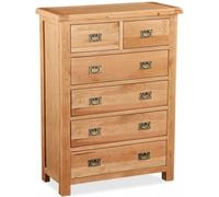 Salisbury Premium Oak 2+4 Drawer Chest