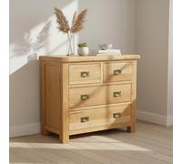 Salisbury Premium Small Chest - 2+2 Drawer - Oak
