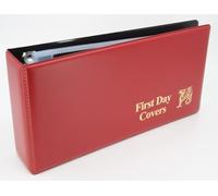 Salisbury Single First Day Cover (FDC) Album (Red with 20 Leaves)