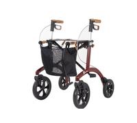Saljol Allround Rollator - 4-wheeled Outdoor All Terrain Seat, Bag Backrest