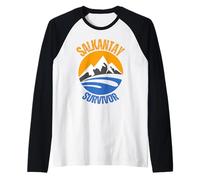 Salkantay Trekking Survivor Cuzco Cusco Machu Picchu Peru Raglan Baseball Tee