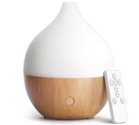SALKING Essential Oil Diffuser with Remote Control, 100ml Small Aromatherapy Diffuser, Ultrasonic Diffusers with 2 Mist Modes, Cool Mist Humidifier with Timer, for Office Home