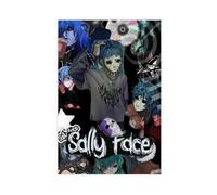 Sally-Face Poster 3 Canvas Poster Wall Art Decor Print Picture Paintings for Living Room Bedroom Decoration Unframe-style 12x18inch(30x45cm)
