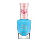 Sally Hansen Colour Therapy Nail Polish, 445 Pacific Peace, Strengthen and Nourish Nails, Infused with Biotin and Argan Oil, 3-in-1 Formula, High-Shine Finish, Salon Quality Results, 14.7ml