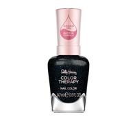 Sally Hansen Colour Therapy Nail Polish, 455 Time For Blues, Strengthen and Nourish Nails, Infused with Biotin and Argan Oil, 3-in-1 Formula, High-Shine Finish, Salon Quality Results, 14.7ml