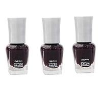 Sally Hansen Complete Salon Manicure Nail Polish Pat On The Black - Pack Of 3