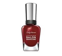 Sally Hansen Complete Salon Manicure Nail Polish, Pink and Red Shades, Red Zin