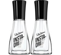 Sally Hansen Insta-Dri Nail Polish, Clearly Quick, 60 Seconds Quick Drying, Long Lasting, Streak Free, Shiny Finish, 3-in-1 Formula, Built in Base and Top Coat, 9.17ml (Pack of 2)