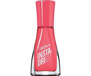 Sally Hansen Insta-Dri Nail Polish, Peachy Breeze, 60 Seconds Quick Drying, Long Lasting, Streak Free, Shiny Finish, 3-in-1 Formula, Built in Base and Top Coat, 9.17ml