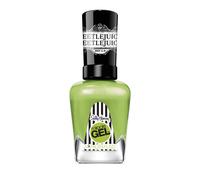 Sally Hansen Miracle Gel, Beetlejuice Bio Exorcist, Long Lasting, Gel-Like Formula, No UV Lamp Needed, Green Nail Polish