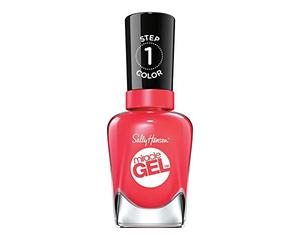Sally Hansen Miracle Gel Nail Polish At-home gel manicure, 33 Redgy, Soft Red Shades - 14.7 ml