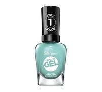 Sally Hansen Miracle Gel Nail Polish, Black and Blue Shades, Grey Matters Farbe