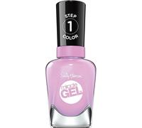 Sally Hansen miracle gel neon nail varnish 534 Orchid-ing Aside