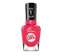 Sally Hansen Miracle Gel, Pink Tank, Gel-Like Nail Polish, NO UV Light Required, Chip-Resistant, Long Lasting - Up to 8 days, Easy to Use, Salon Quality Results, Vegan Formula, 14.7ml