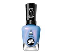 "Sally Hansen Miracle Gel Salon Quality Nail Polish | Gel-Like Formula, Two-Step System, No UV Light Needed, Long Lasting | Sheer, Glossy | 628 It's Sherbert Day | Blue Nail Polish"