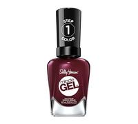 Sally Hansen Miracle Gel, Wine Stock, Gel-Like Nail Polish, NO UV Light Required, Chip-Resistant, Long Lasting - Up to 8 days, Easy to Use, Salon Quality Results, Vegan Formula, 14.7ml