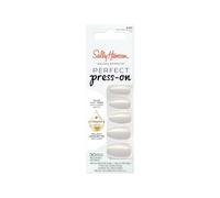 Sally Hansen Salon Effect Perfect Press On Nails, 001 - Only Have Ice For You, Non-Damaging, Adhesive Tabs & Glue, File & Alcohol Pad Included, Infused with Vitamin E & B5, Easy Removal