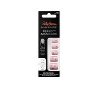Sally Hansen Salon Effects Perfect Manicure, What A Star Square, Press on Nails with Adhesive Tabs & Glue, Easy Apply, 24 Pcs, Manicure at Home