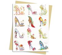 Sally King Design: The Art of the Shoe Greeting Card Pack: Pack of 6