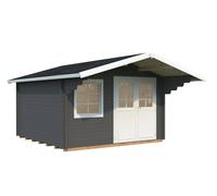 Sally M (3.8x3.8m | 12.3m2 | 44mm) Scandinavian Style Classic Log cabin With Overhang Roof