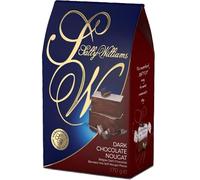 Sally Williams Belgian Dark Chocolate Nougat, 170 g (Pack of 1) | Naturally Sweetened with Honey, Individually Wrapped
