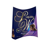 Sally Williams Belgian Dark Chocolate Nougat Squares, Gift Box, 2 x 175g