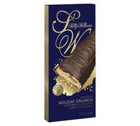 Sally Williams Roasted Nougat Crunch Dark Belgian Chocolate, 2 x 100g