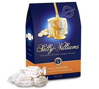 Sally Williams, Soft Nougat Pieces - Box of Nougat Sweets with Macadamia Nuts, 150g (Pack of 10)
