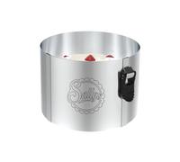 Sallys Baking Mould Baking Ring Cake Ring Round Rectangular Square Various Sizes and Shapes (Cake Ring, 10 cm High, 12-18 cm)